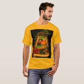 Sailor Jerry-Inspired Beach Tattoo Art T-Shirts" T-Shirt (Vorne ganz)