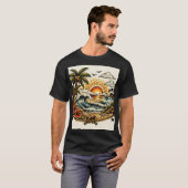 Sailor Jerry Tropical Paradise Tattoo Art T-Shirt (Vorne ganz)