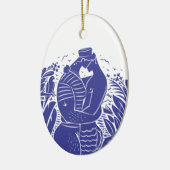 Sailor Kiss Keramik Ornament (Links)