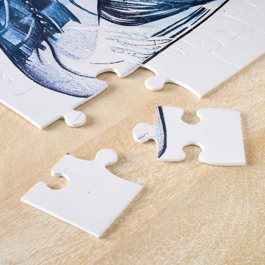 Sailor Looking Through Telescope Toward Distant Ho Puzzle (Seite)