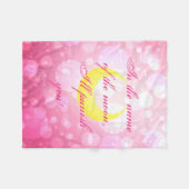 Sailor Moon-Zitat-Decke Fleecedecke (Vorderseite (Horizontal))