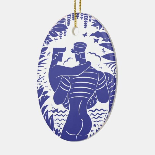 Sailor n merman keramik ornament (Links)