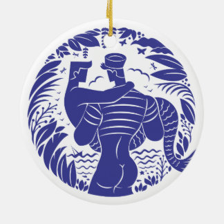 Sailor n merman keramik ornament