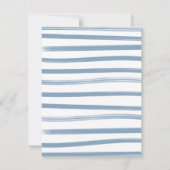 Sailor Nautical Ahoy Boy Baby Duschkabine Einladung (Rückseite)