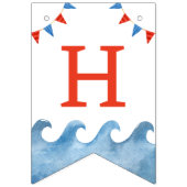 Sailor Nautical Summer Wimpelkette (Zweite Fahne)