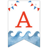 Sailor Nautical Summer Wimpelkette (Dritte Fahne)