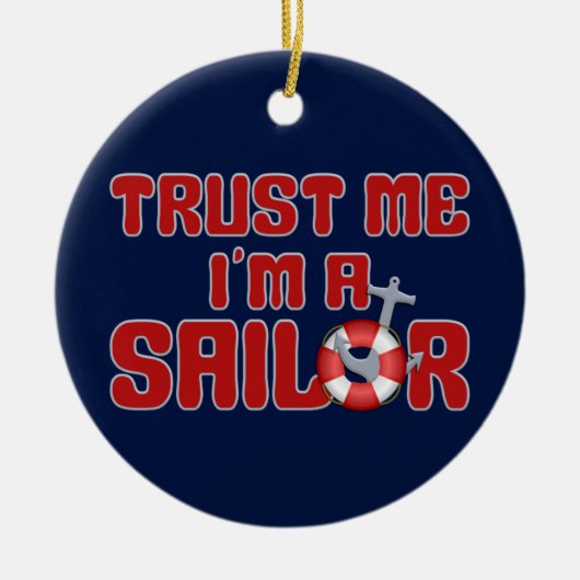 SAILOR-Ornament Keramikornament (Vorne)