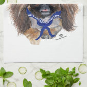 Sailor Pekingese Geschirrtuch (Gefaltet)