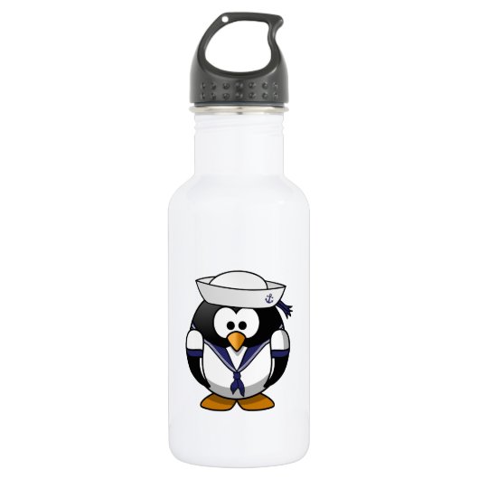 Sailor Penguin Edelstahlflasche (Vorderseite)