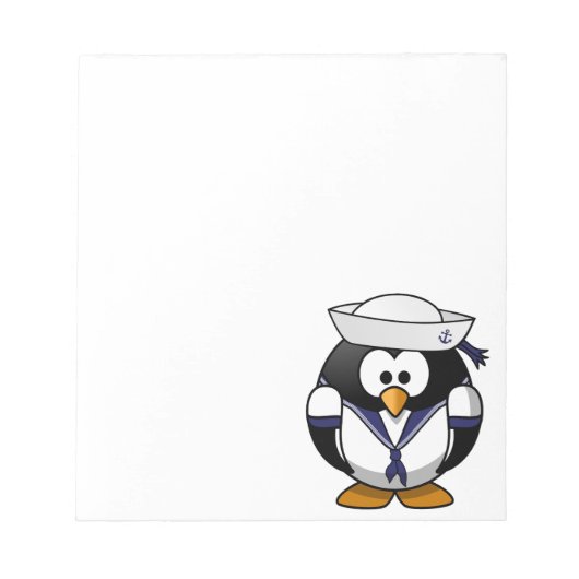 Sailor Penguin Notizblock (Vorderseite)