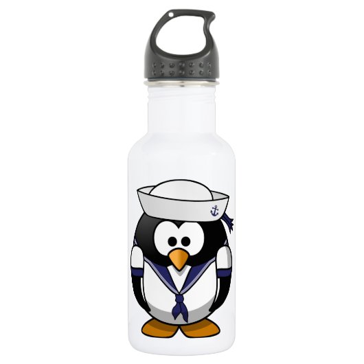 Sailor Penguin Trinkflasche (Vorderseite)