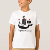 Sailor Pirate Boys Birthday T Shirt (Vorderseite)