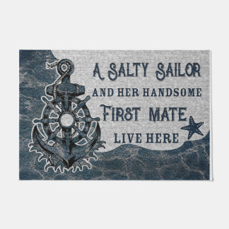 Sailor Room Doormat, Liebliche Paare matt Fußmatte