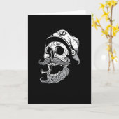 Sailor Skull Karte (Gelbe Blume)