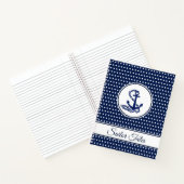 'Sailor Tales' Text Template Maritime Style Anchor Notizblock (Innenseite)