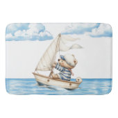 Sailor Teddy Bar Badematte (Vorderseite)