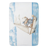 Sailor Teddy Bar Badematte (Vorderseite Vertikal)