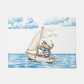 Sailor Teddy Bar Fußmatte (Vorderseite)