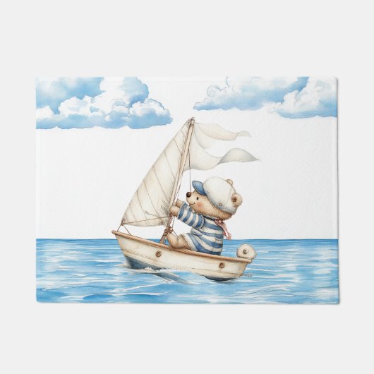 Sailor Teddy Bar Fußmatte (Vorderseite)