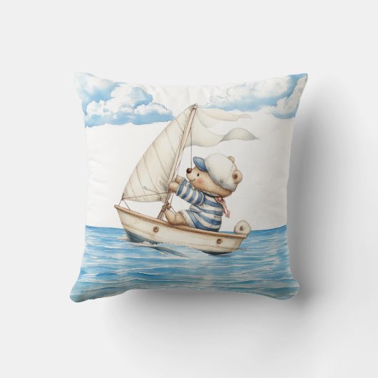 Sailor Teddy Bar Kissen (Rückseite)