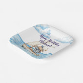 Sailor Teddy Bear Birthday Party Pappteller (Gewinkelt)