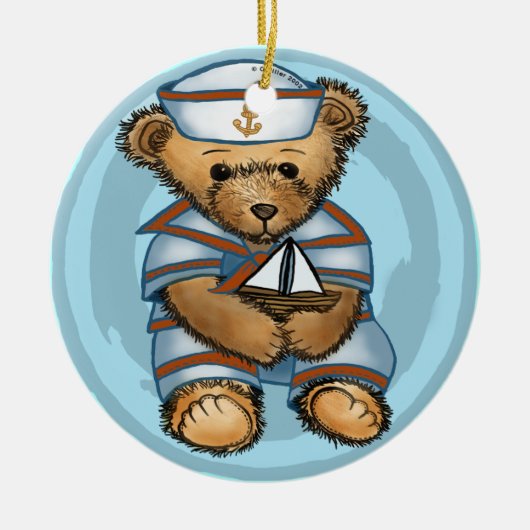 Sailor Teddy Bear Ornament (Vorne)