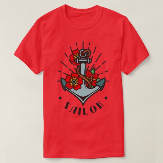 Sailor Vintag Tattoo T-Shirt (Design vorne)