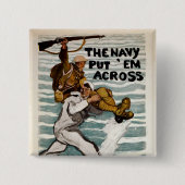 Sailor Wading, als er einen Soldaten auf Schulter Button (Vorderseite)