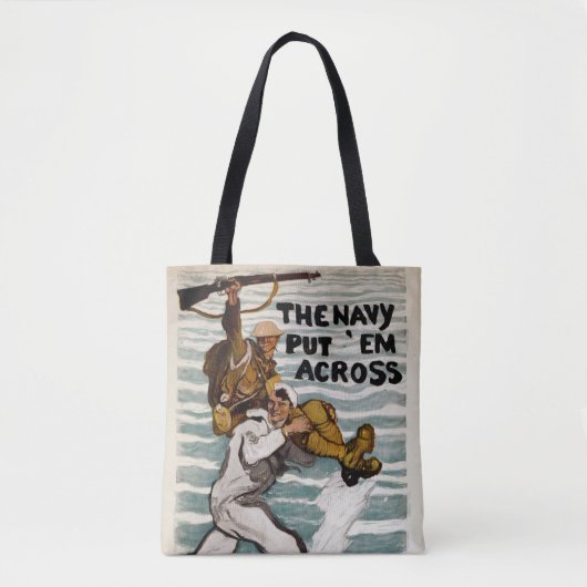 Sailor Wading, als er einen Soldaten auf Schulter  Tasche (Vorderseite)