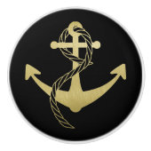 Sailor-Yacht für Schwarze und Gold Keramikknauf (Vorderseite)