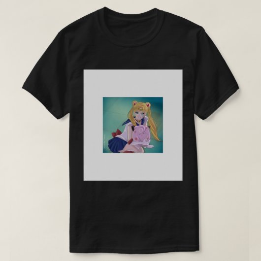Sailormoon mit Clefairy .png T-Shirt (Design vorne)
