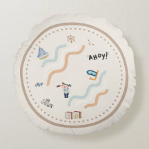 Sailor's Dream Kinderzimmer Rundkissen