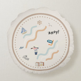 Sailor's Dream Kinderzimmer Rundkissen Rundes Kissen
