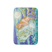 Sailor's Dream Mermaid SMALL BATH MAT Merhorse Badematte (Vorderseite Vertikal)