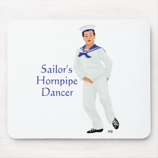 Sailors Hornpipe Highland Dancer Mousepad (Vorne)