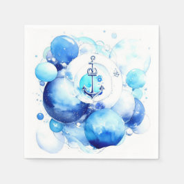 Sailor's Journey Nautical Boy Baby Shower Serviette