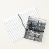 Sailor's Logbook oder SegelNotebook mit Namen Notizblock (Innenseite)