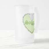 Sailor's Lucky Charm Mattglas Bierglas (VorderseiteRechts)