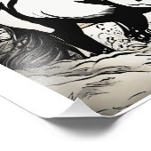 Sailor's Stallion Beach Tattoo Fotodruck (Ecke)