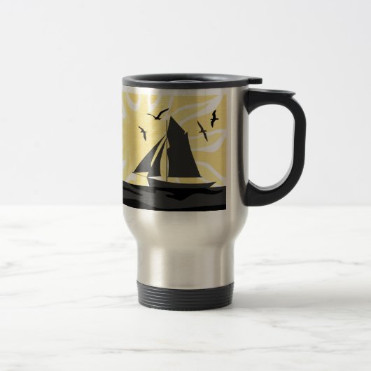 Sailors Sunrise Travel Mug Reisebecher (Rechts)