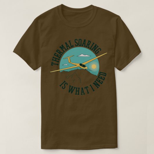 SAILPLANE-Pilot-Geschenk T-Shirt (Design vorne)