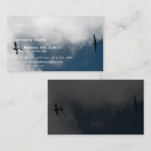 Sailplane Schleppen Visitenkarte (Vorne/Hinten)