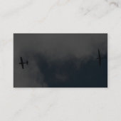 Sailplane Schleppen Visitenkarte (Rückseite)
