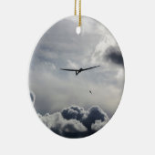 Sailplane Starten Keramik Ornament (Rechts)