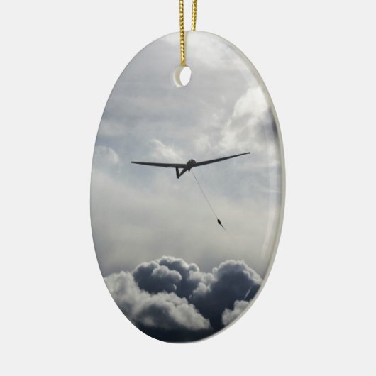 Sailplane Starten Keramik Ornament (Links)