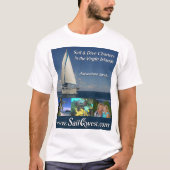 SailQwest Abenteuer-Vorderer Entwurf T-Shirt (Vorderseite)