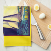 Sails im Nordwesten von Äpfeln der 1930er Jahre kr Geschirrtuch (Viertel Falte)