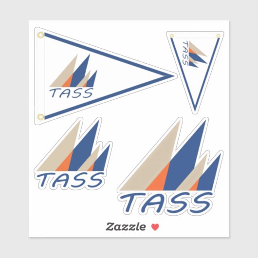 SailTASS Custom-Cut Vinyl Sticker (Blatt)