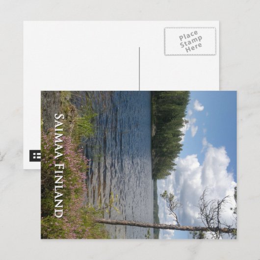 Saimaa Finnland Postkarte (Vorne/Hinten)