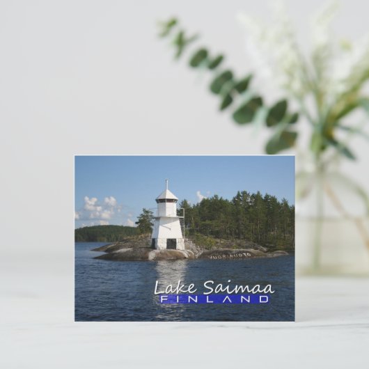 Saimaa Lighthouse Postkarte (Stehend Vorderseite)